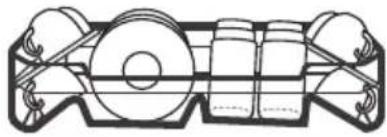 Emilia EDW65SS - Loading the upper basket - 1