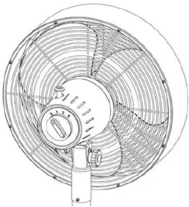 GoldAir GCDF220B - Fan control switch - 1