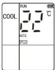 RUN COOL 22 °C AUTO SPEED