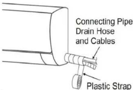 Connecting Pipe Drain Hose and Cables Plastic Strap