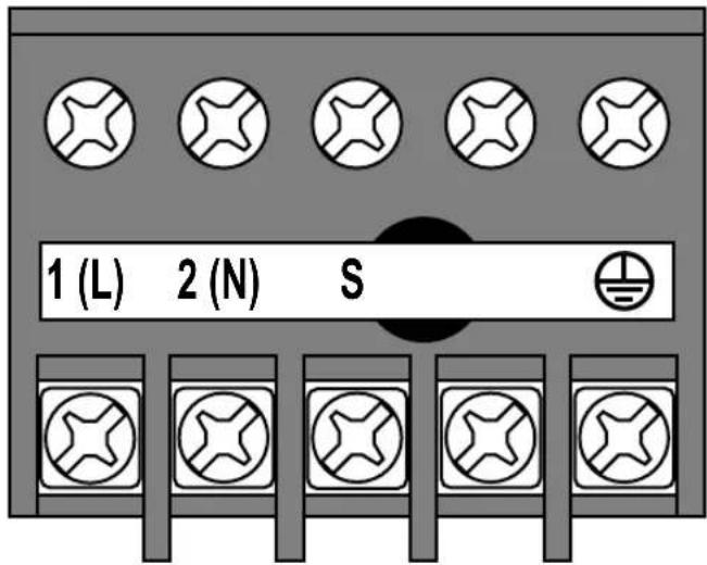 1 (L) 2 (N) S
