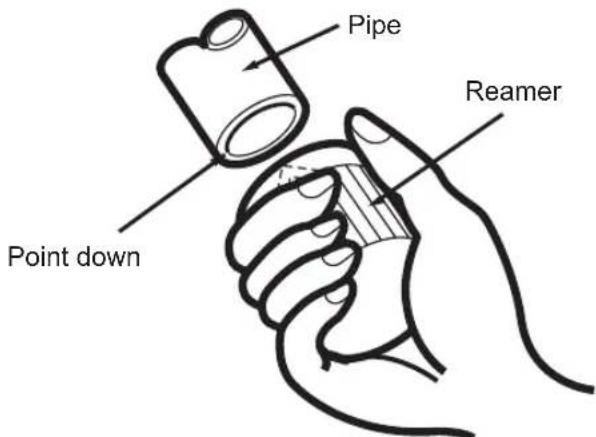 Pipe Reamer Point down