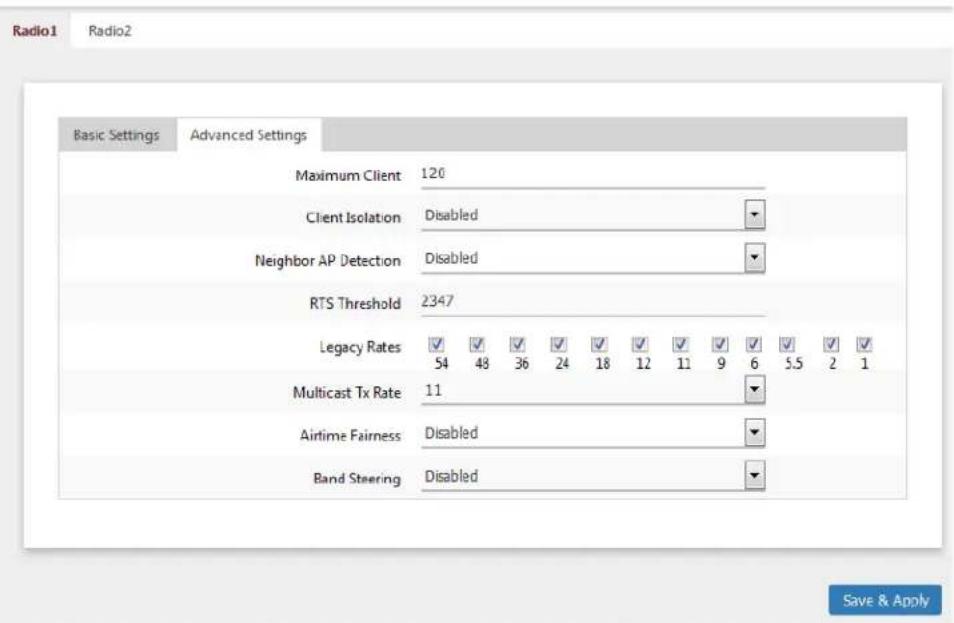 Radio1 Radio2 Basic Settings Advanced Settings Maximum Client 120 Client Isolation Disabled Neighbor AP Detection Disabled RTS Threshold 2347 Legacy Rates ✓ ✓ ✓ ✓ ✓ ✓ ✓ ✓ ✓ ✓ ✓ ✓ ✓ ✓ ✓ ✓ ✓ ✓ ✓ ✓ ✓ ✓ ✓ ✓ ✓ ✓ ✓ ✓ ✓ ✓ ✓ ✓ ✓ ✓ ✓ ✓ ✓ ✓ ✓ ✓ ✓ ✓ ✓ ✓ ✓ ✓ ✓ ✓ ✓ ✓ ✓ ✓ ✓ ✓ ✓ ✓ ✓ ✓ ✓ ✓ ✓ ✓ ✓ ✓ ✓ ✓ ✓ ✓ ✓ ✓ ✓ ✓ ✓ ✓ ✓ ✓ ✓ ✓ ✓ ✓ ✓ ✓ ✓ ✓ ✓ ✓ ✓ ✓ ✓ ✓ ✓ ✓ ✓ ✓ ✓ ✓ ✓ ✓ ✓ ✓✓✓✓✓✓✓✓✓✓✓✓✓✓✓✓✓✓✓✓✓✓✓✓✓✓✓✓✓✓✓✓✓✓✓✓✓✓✓✓✓✓✓✓✓✓✓✓✓✓✓✓✓✓✓✓✓✓✓✓✓✓✓✓✓✓✓✓✓✓✓✓✓✓✓✓✓✓✓✓✓✓✓✓✓✓✓✓✓✓✓✓✓✓✓✓✓✓✓✓✓√ 54 48 36 24 18 12 11 9 6 5.5 2 1 Multicast Tx Rate 11 Airtime Fairness Disabled Band Steering Disabled Save & Apply