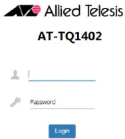Allied Telesis AT-TQ1402 Password Login