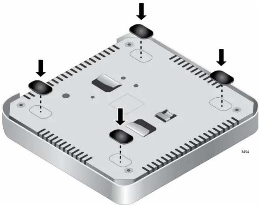 Allied Telesis AT-TQ4600 - Installing the Access Point on a Table - 1