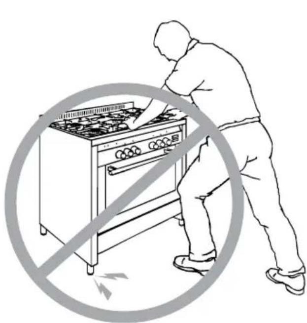 Emilia EM534MVI3 - MOVING THE COOKER - 2