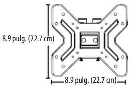 8.9 pulg. (22.7 cm) 8.9 pulg. (22.7 cm)