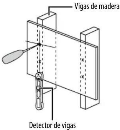 Vigas de madera Detector de vigas