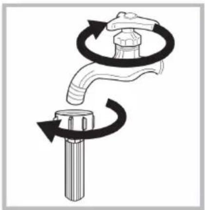 Seiki SC-600AU8FL - Washing the filter in the tap - 1