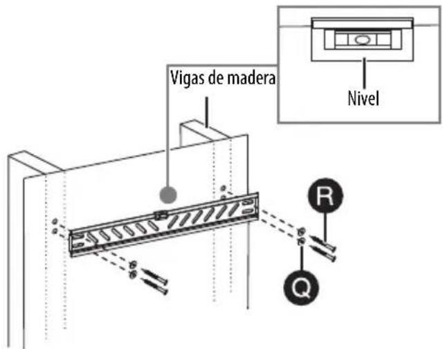 Vigas de madera Nivel R Q