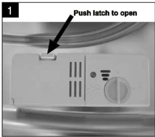 Push latch to open