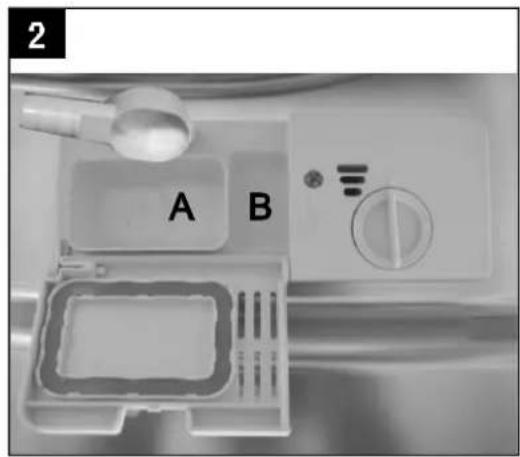 ILVE IVDBI45 - Adding detergent to dispenser - 2