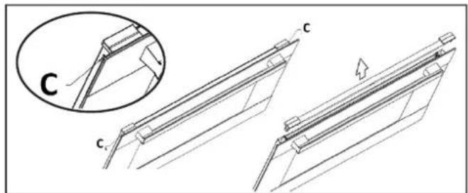 Artusi CAFG91X - The interior glass of the oven - 3