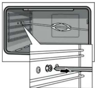 Artusi CAFG91X - Remove the rotary spit as follows: - 2