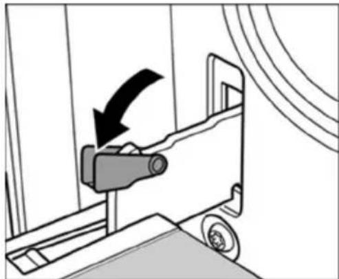 Artusi CAFI95X - Removing and fitting the appliance door - 2