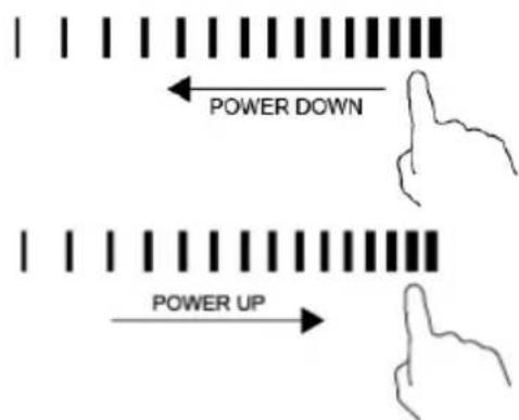 POWER DOWN POWER UP