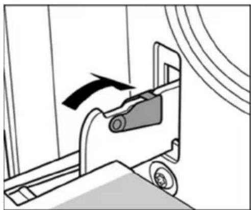 Artusi CAFI95X - Fitting the appliance door Proceed as follows: - 3