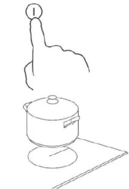 Artusi CAFI95X - Using your Induction Hob To start cooking - 1