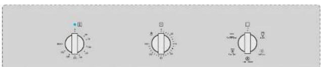 Three circular dial indicator lights with Chinese labels and measurement scales