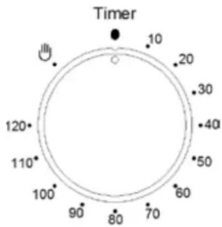 Timer 10 20 30 40 50 60 70 80 90 100 110 120