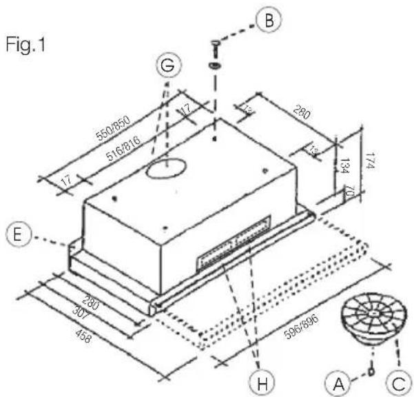 Fig.1 550/850 516/816 17 G 280 134 174 70 E 280 307 458 596/896 H A C