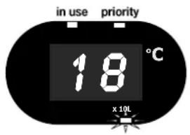 in use priority 18 °C x 10L