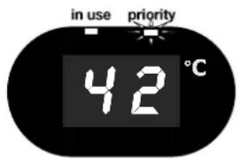 in use priority 42 °C