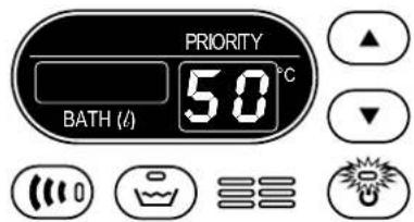 PRIORITY 50 °C BATH (/) << 0 O W S