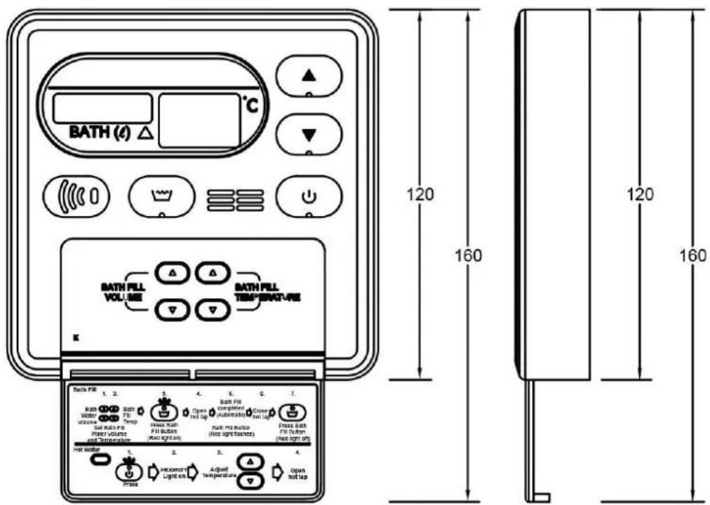 BATH (t) C BATH FILL VOLUME BATH FILL TEMPERATURE 120 160 120 160 K Dath FIR 1. 2. 3. 4. 5. 6. 7. Ran Water Filter Temperature Salt Bath FIR Water volume and temperature Open hot up Open Hot up Open Hot up Open hot up Open hot up Power Salt Fill Button (Red light source) Open Salt Fill Button (Red light source) Open Salt Fill Button (Red light source) Hot water 1. 2. 3. 4. Pressure Light on Aged Temperature Open hot up
