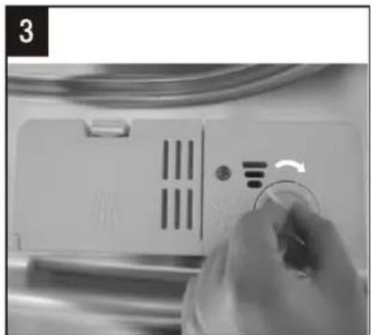 ILVE IVDFS55 - How to fill the Rinse Aid Dispenser - 3