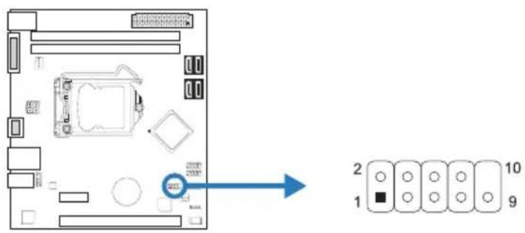 BIOSTAR H61MHV3 - COM1: 직렬포트 - 1
