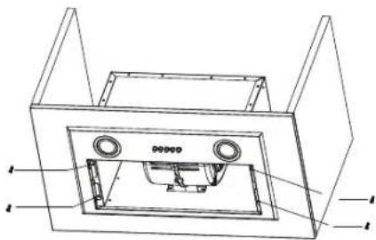 Technical diagram of a mechanical assembly with labeled components and dimensions