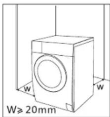 W W≥ 20mm