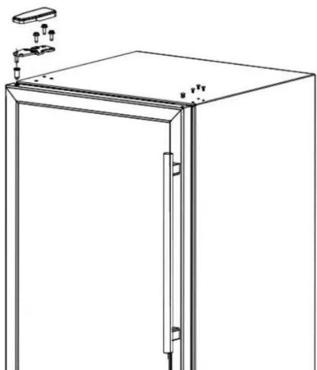 DIMPLEX DWF45DZ - Reversing the Door Swing - 10
