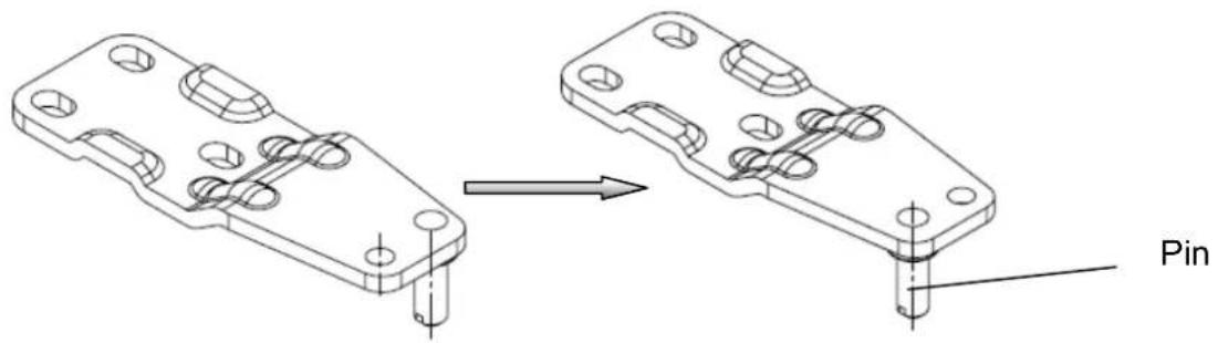 DIMPLEX DWF45DZ - Reversing the Door Swing - 6