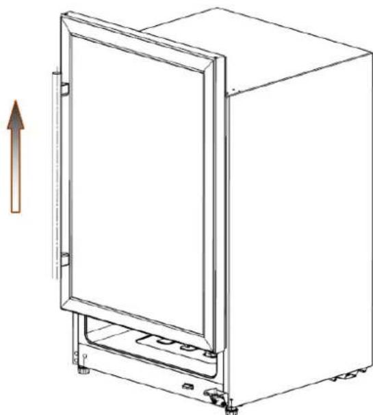 DIMPLEX DWF45DZ - Reversing the Door Swing - 2