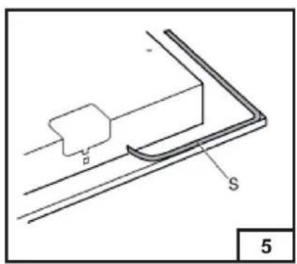 ARC CD7SG1 - Replacing the power supply cable - 5