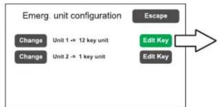 FBT VAIE 4000 - Emergency units Configuration of the keys for FMD 2000 range emergency units - 2