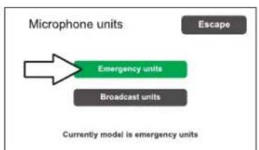FBT VAIE 4000 - Emergency units Configurazione tasti postazioni emergenza Serie FMD 2000 - 1