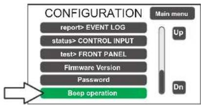 FBT VAIE 4000 - B) Silenziamento BEEP - 1