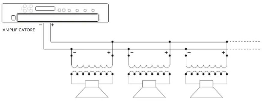AMPLIFICATORE - + - - + - - + -