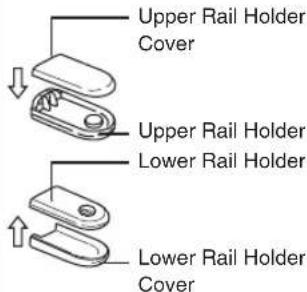 Upper Rail Holder Cover Upper Rail Holder Lower Rail Holder Lower Rail Holder Cover