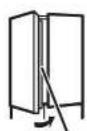 MITSUBISHI MR-L710EG - The outside of the refrigerator and the rotating partition get hot. - 2