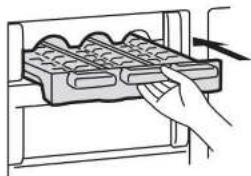 MITSUBISHI MR-L710EG - Making ice cubes - 1