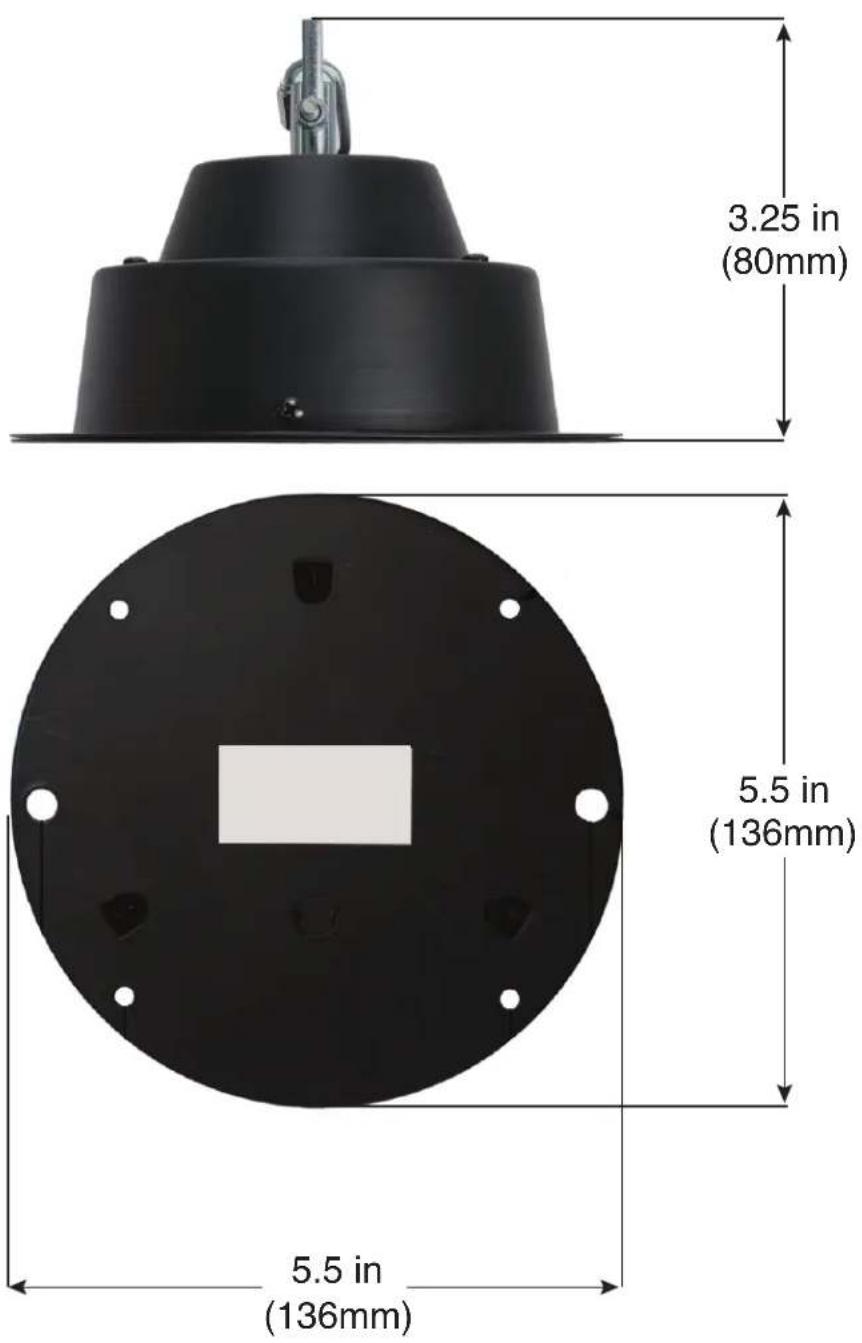 3.25 in (80mm) 5.5 in (136mm) 5.5 in (136mm)