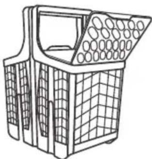 Eurotech ED-SDCSS - Two positions cutlery basket - 4
