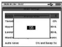 Uni-T UT347A - MEAS Settings - 2