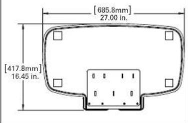 [685.8mm] 27.00 in. [417.8mm] 16.45 in.