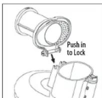 Push in to Lock