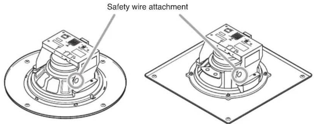 Safety wire attachment 10 10
